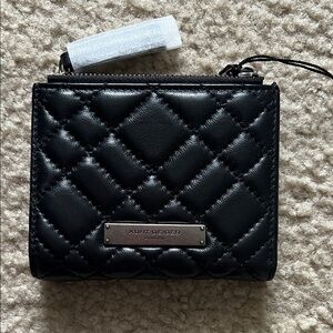 Kurt Geiger Black Quilted Wallet (mini purse)